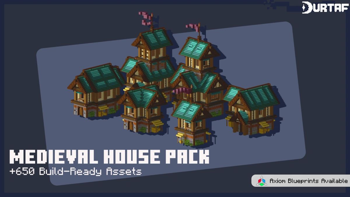 Medieval House Pack +650 Assets