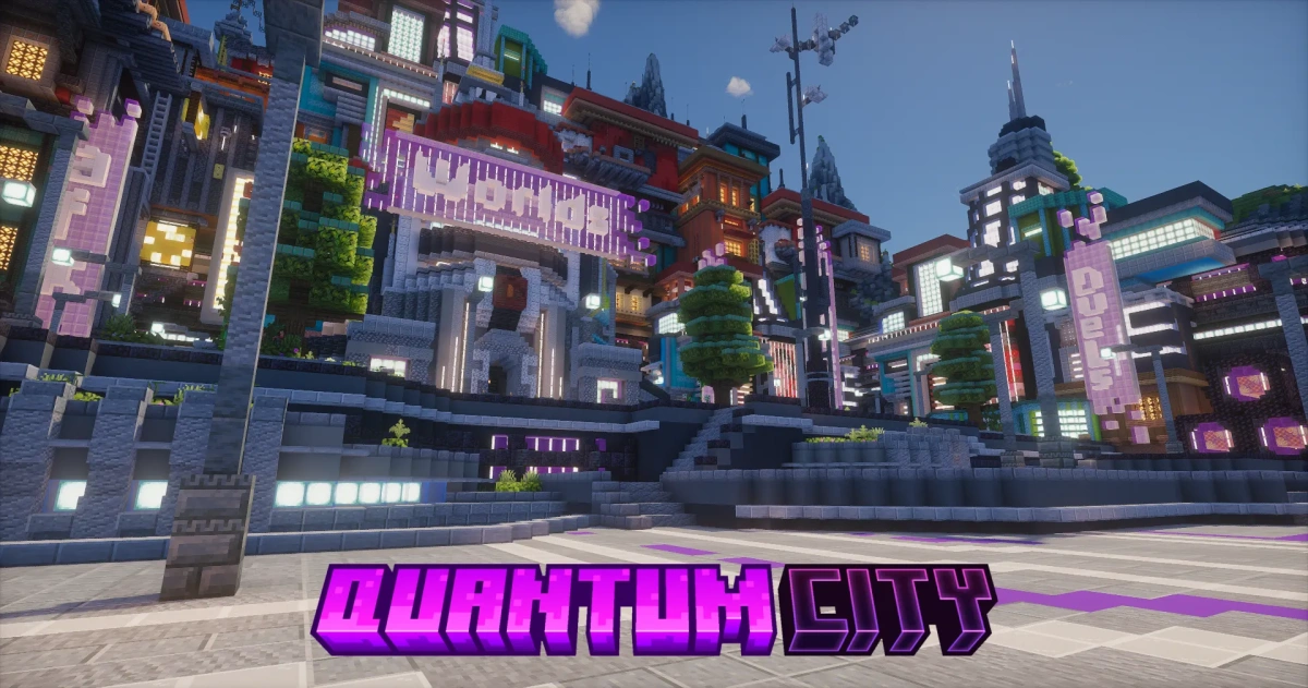 DonutSMP Style Spawn - Quantum City