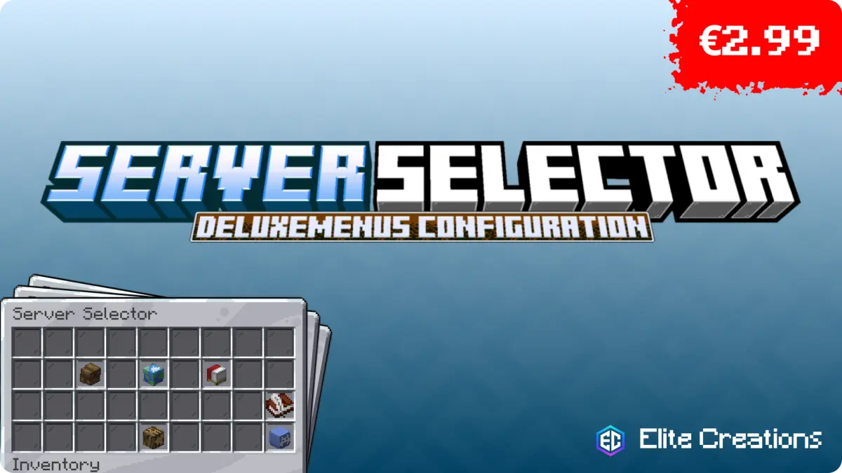 Server Selector - Config for DeluxeMenus