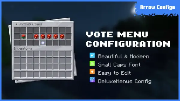 Vote Menu | DeluxeMenus Config