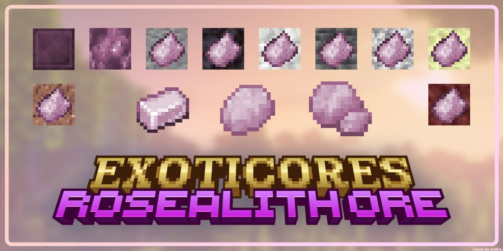 Exotic Ores - Rosealith Ore | Nexo