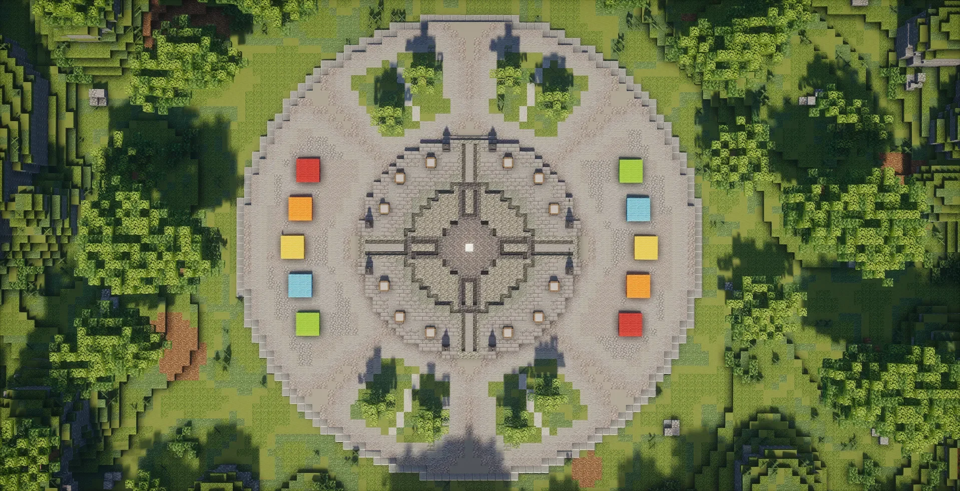 Green Medieval Spawn | 200x200 Builds Spawn screenshot 2