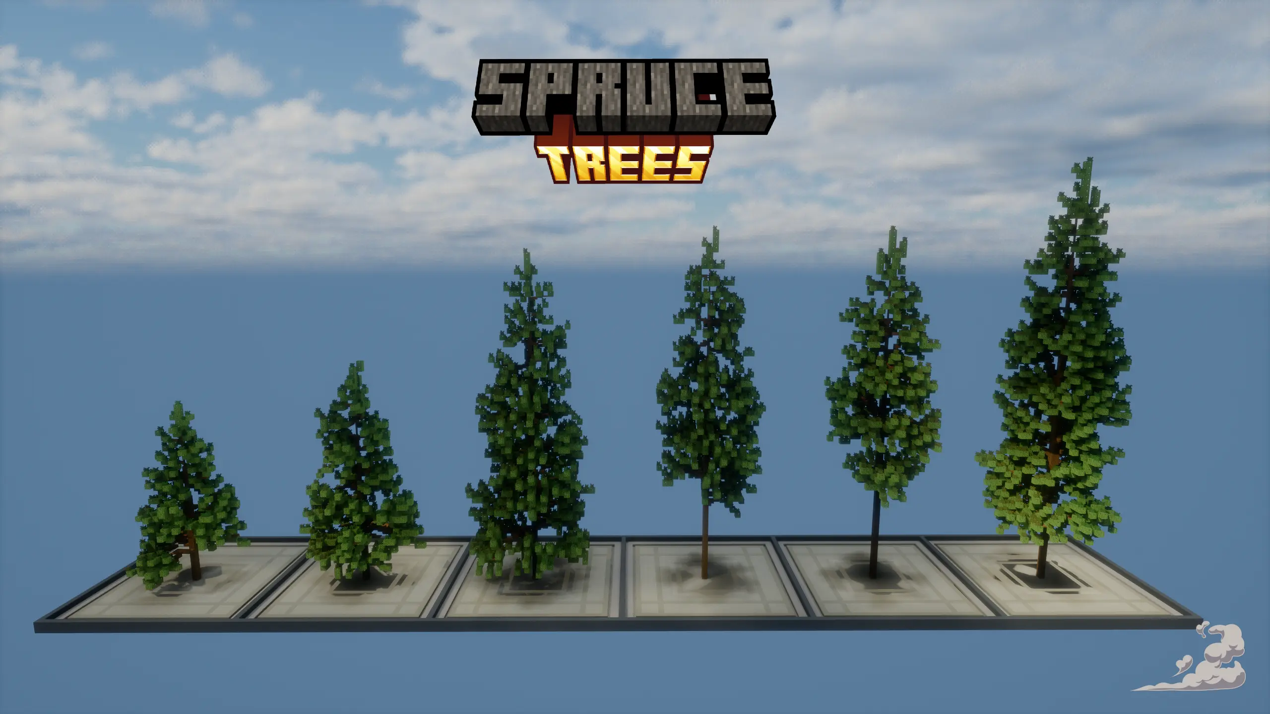 DustyBuilds | Spruce Tree Pack | Asset