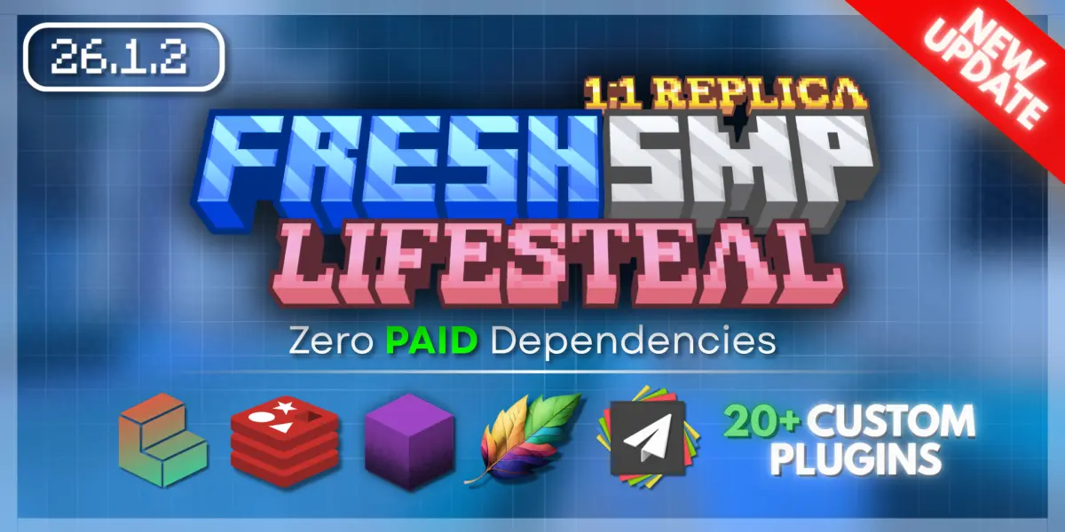 FreshSMP Lifesteal // 26.1 Update | PixelEast