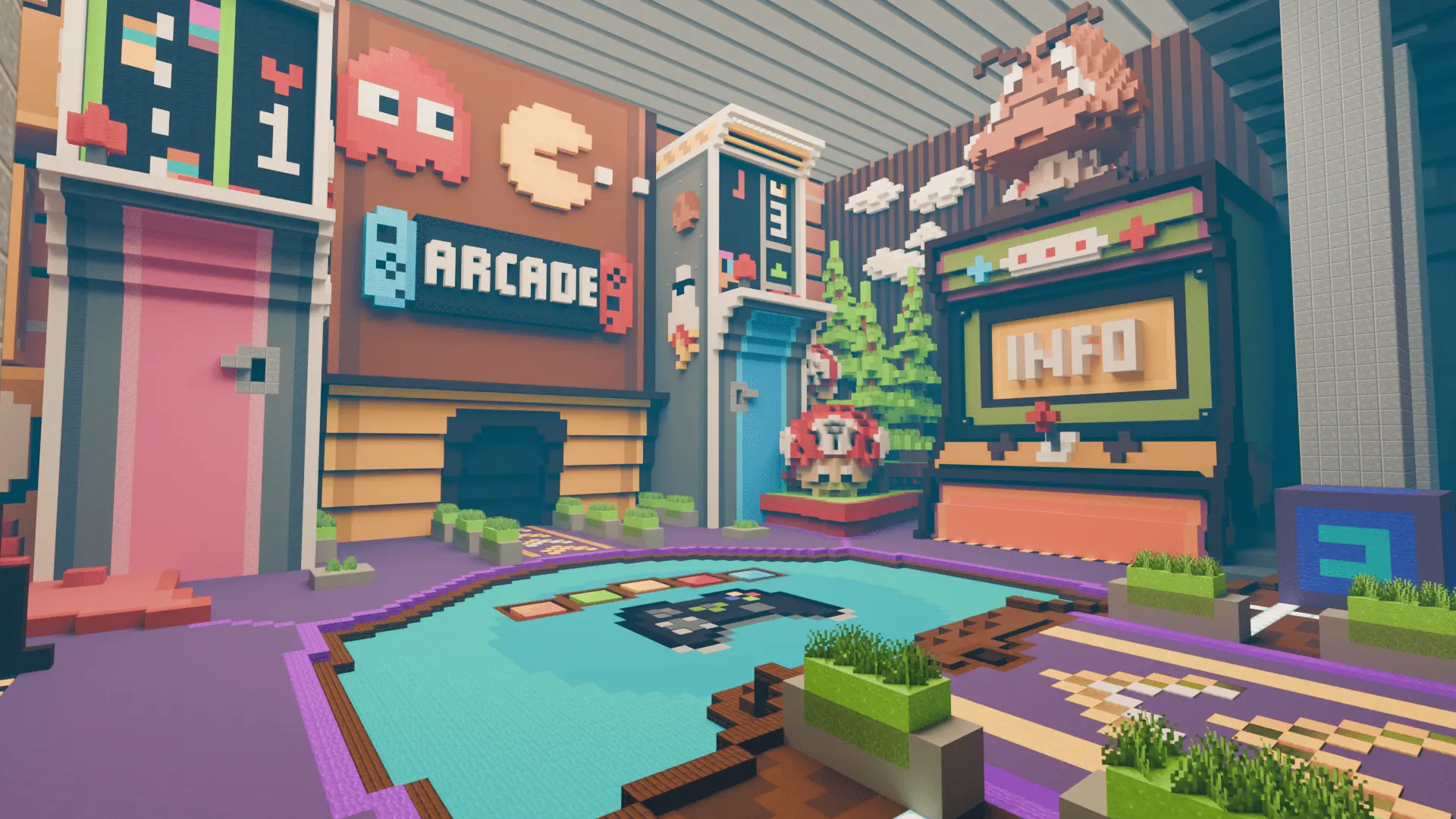 Lobby | 100X100 | TopToArcade Builds Spawn screenshot 2