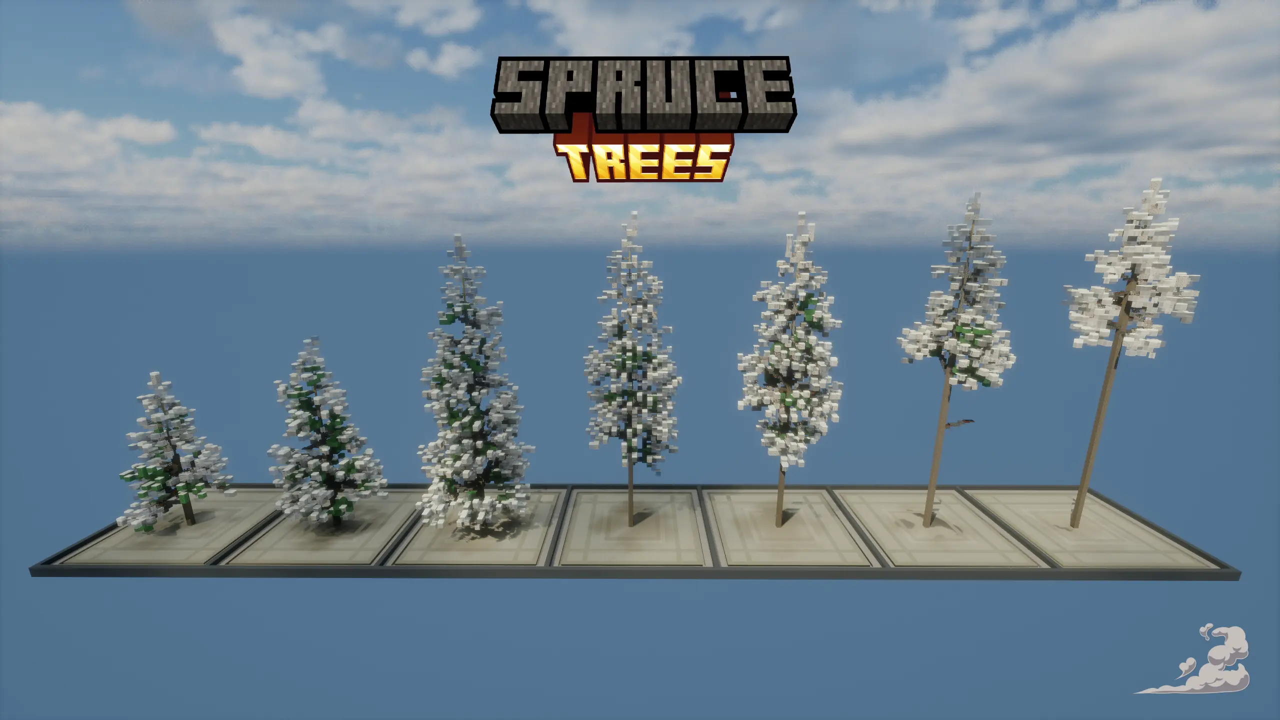 DustyBuilds | Snowy Tree Pack | Asset 