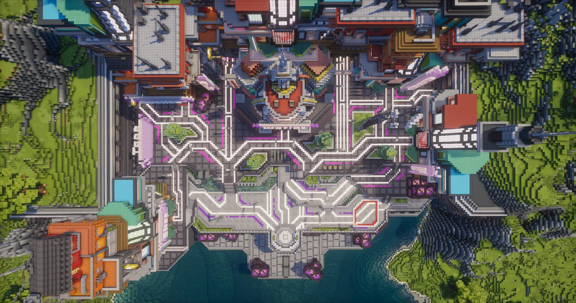 DonutSMP Style Spawn - Quantum City Builds Spawn screenshot 9