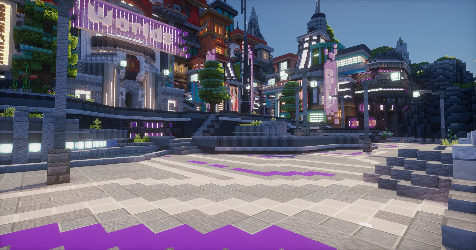 DonutSMP Style Spawn - Quantum City Builds Spawn screenshot 2