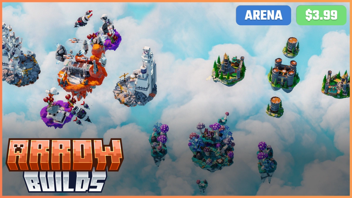BedWars 4v4 Arenas | x3 Themed Maps