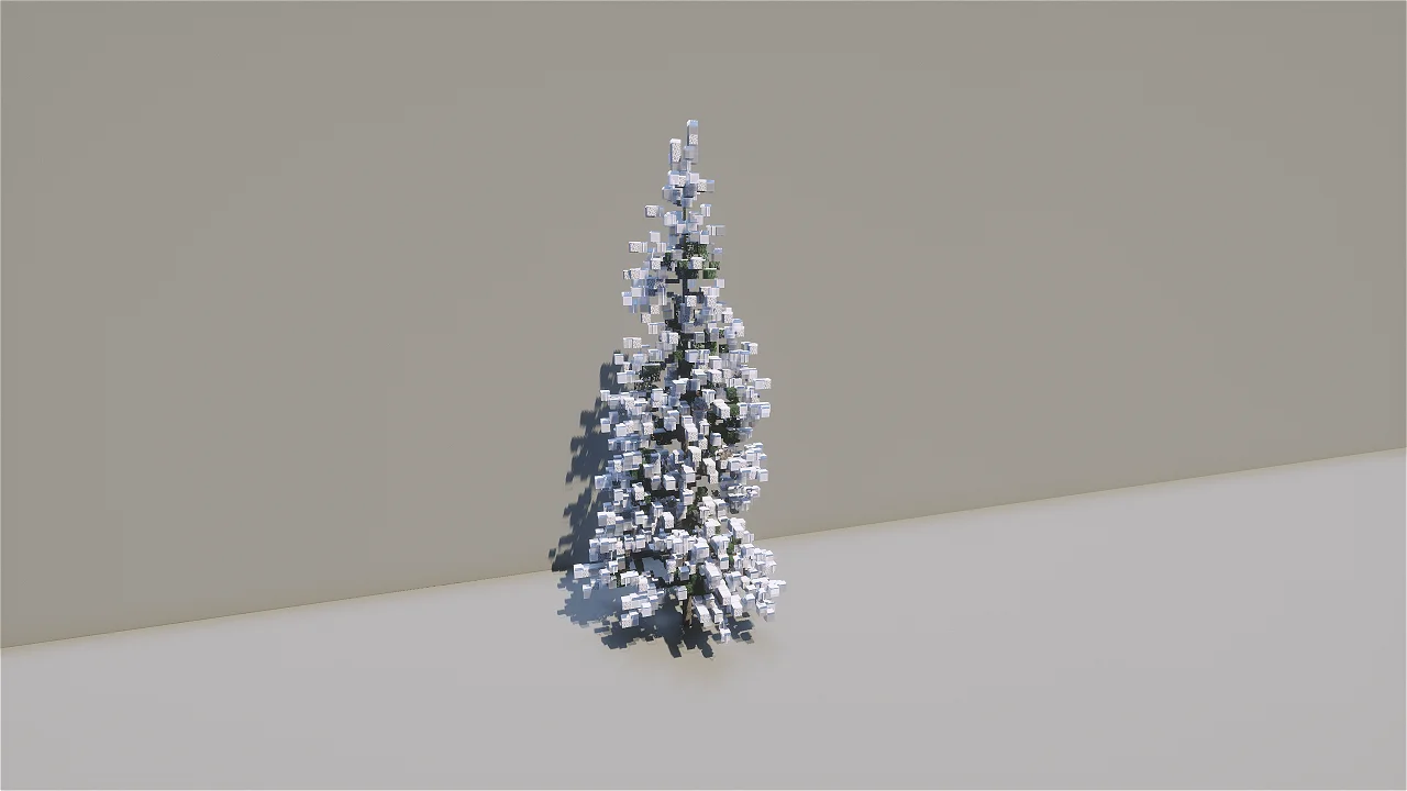 DustyBuilds | Snowy Tree Pack | Asset Builds Pack screenshot 4