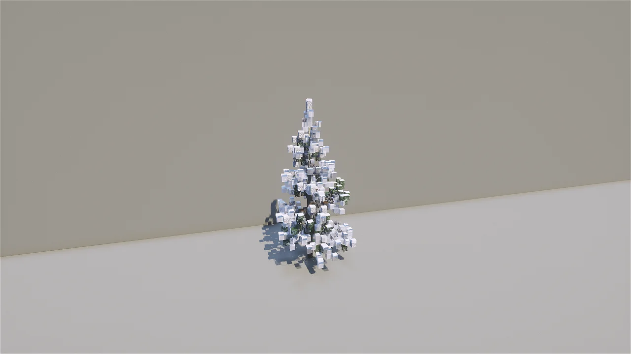 DustyBuilds | Snowy Tree Pack | Asset Builds Pack screenshot 2