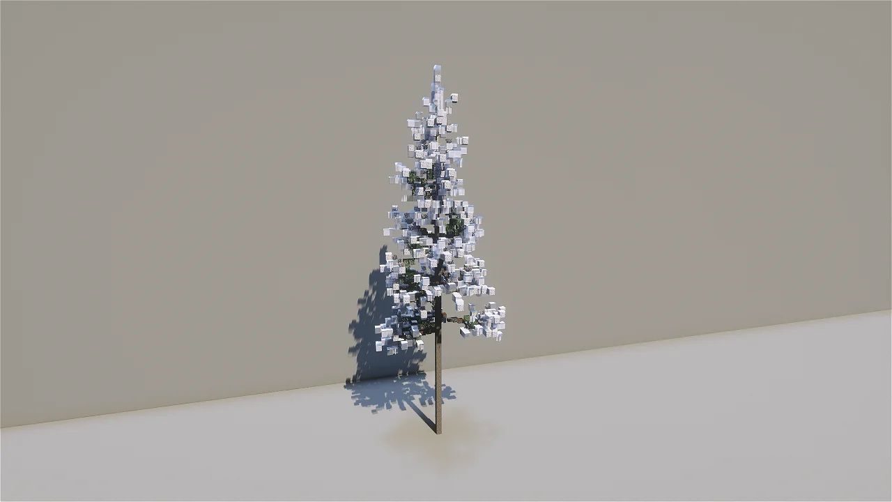 DustyBuilds | Snowy Tree Pack | Asset Builds Pack screenshot 1