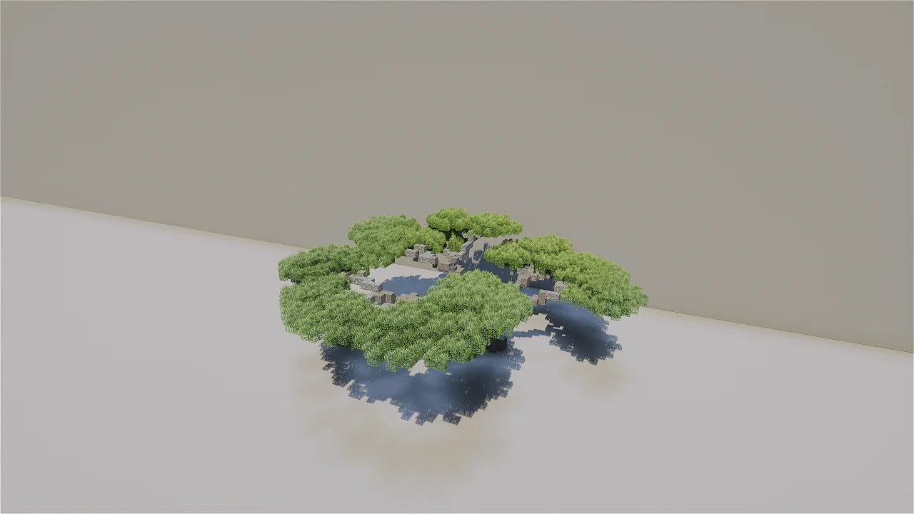 DustyBuilds | Acacia Tree Pack | Asset Builds Pack screenshot 1