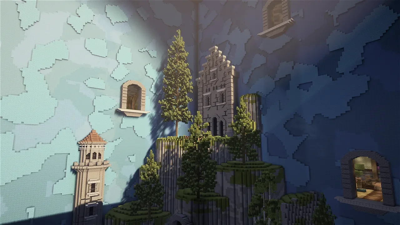 DustyBuilds | Castle BoxPvP | Map Builds Arena screenshot 1