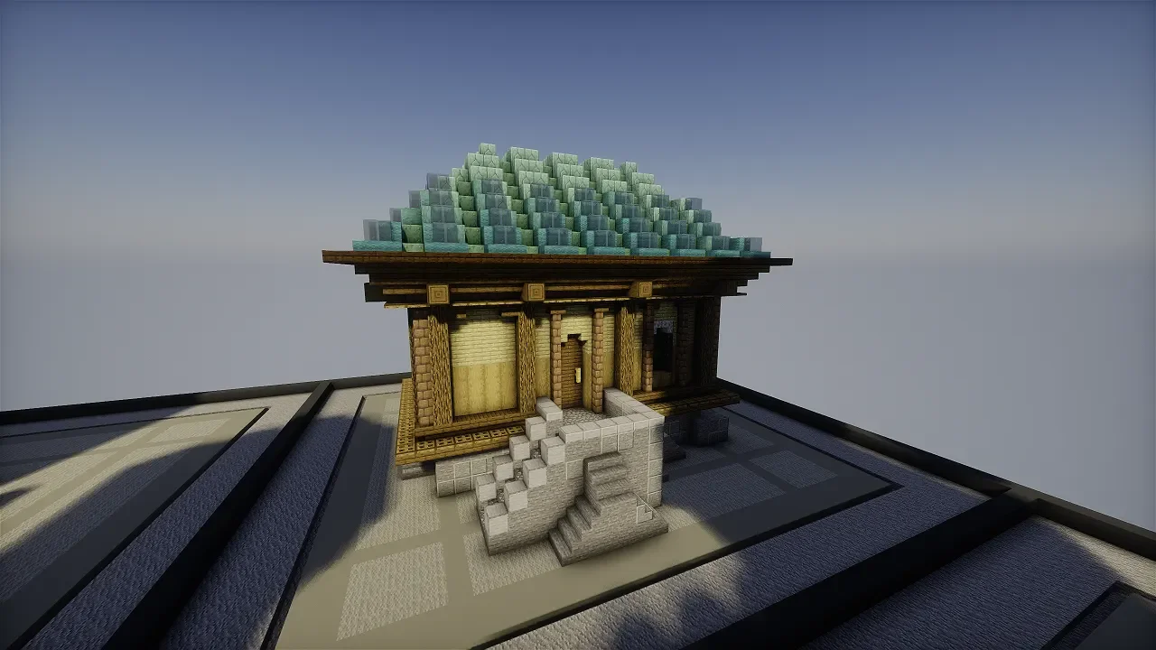 DustyBuilds | Blue Magical Houses | Pack Builds Asset screenshot 2