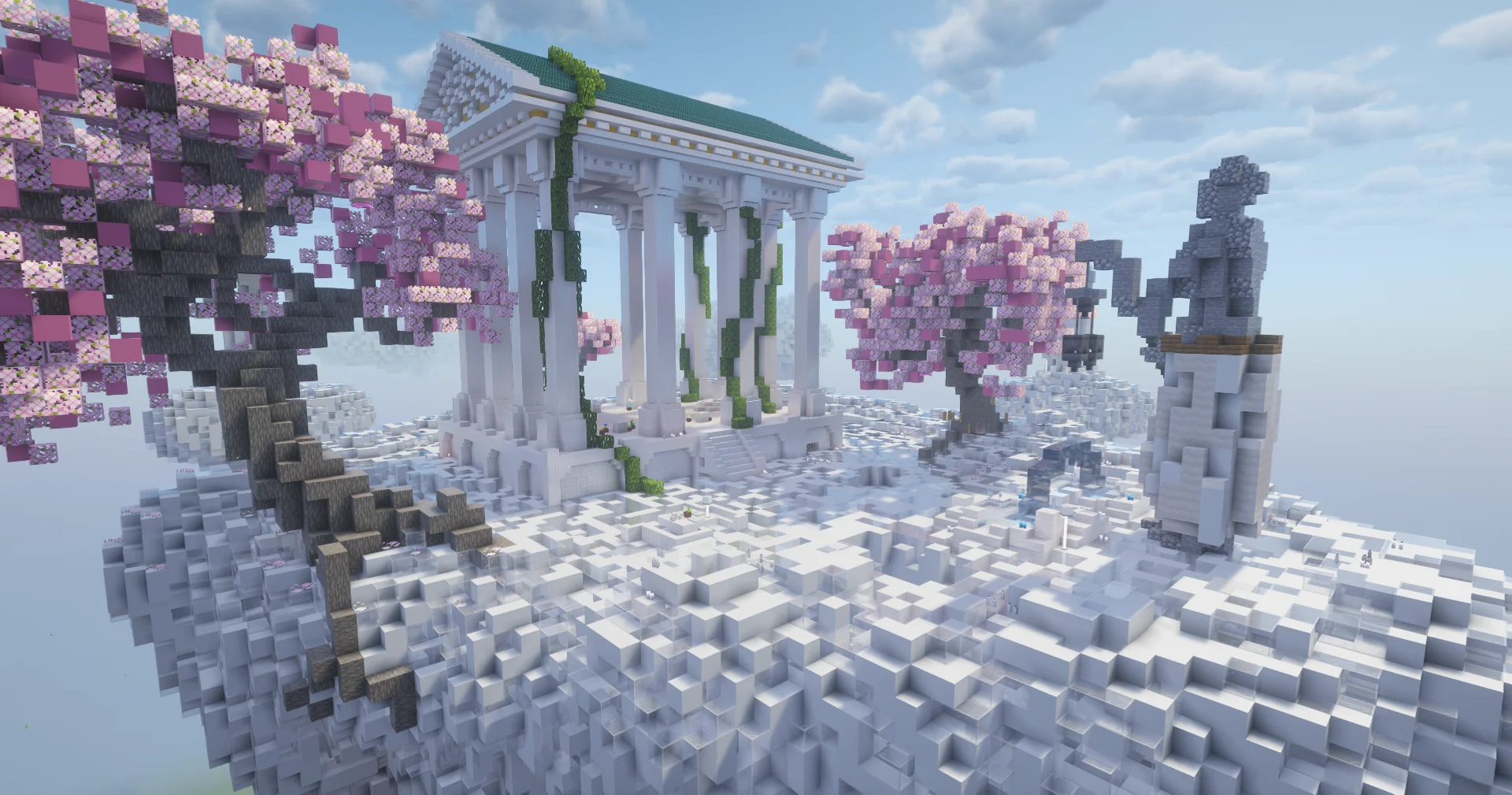 Heaven Temple PvP Arena Minecraft Map