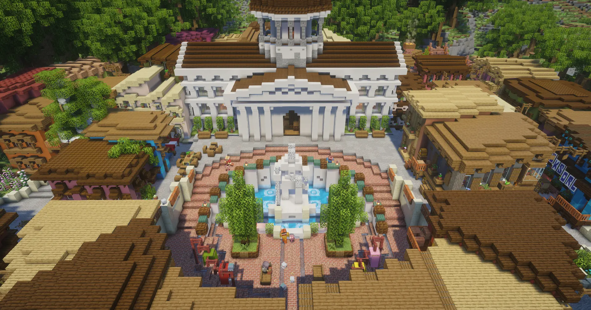Italian Medieval Town Minecraft Map