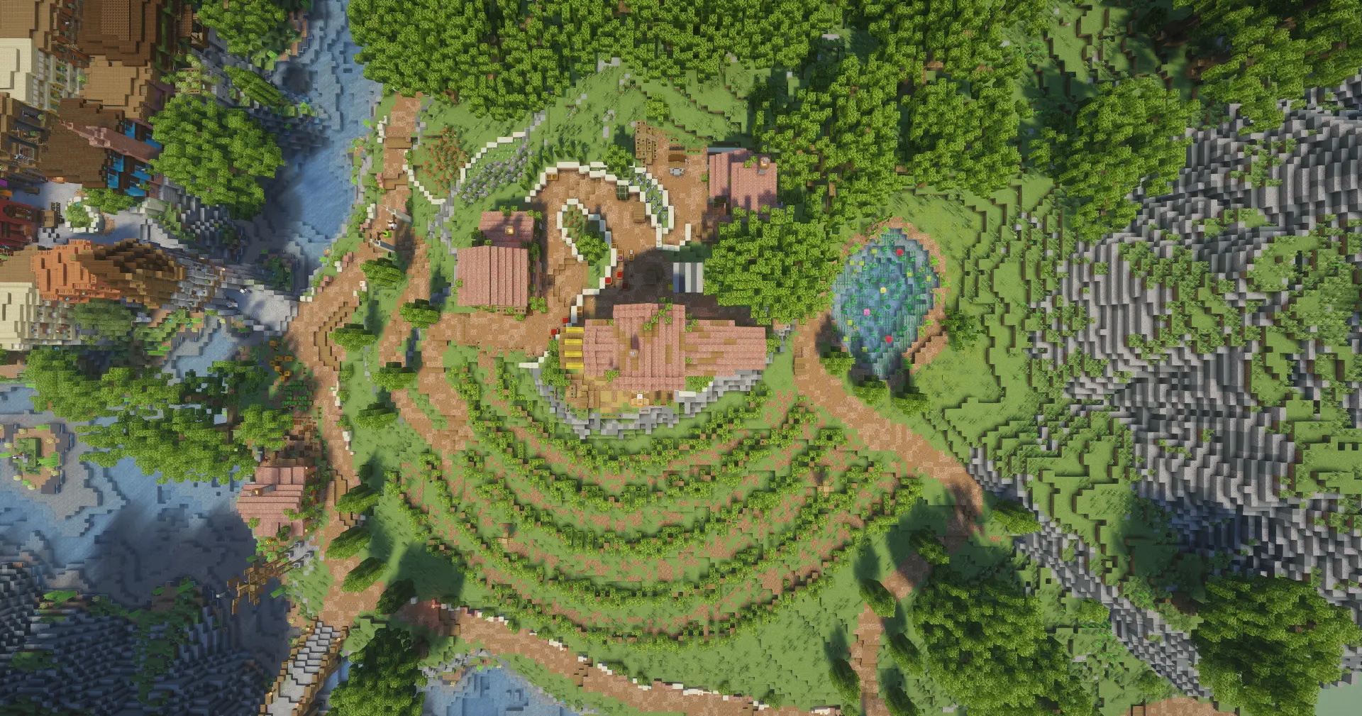 Italian Medieval Town Minecraft Map