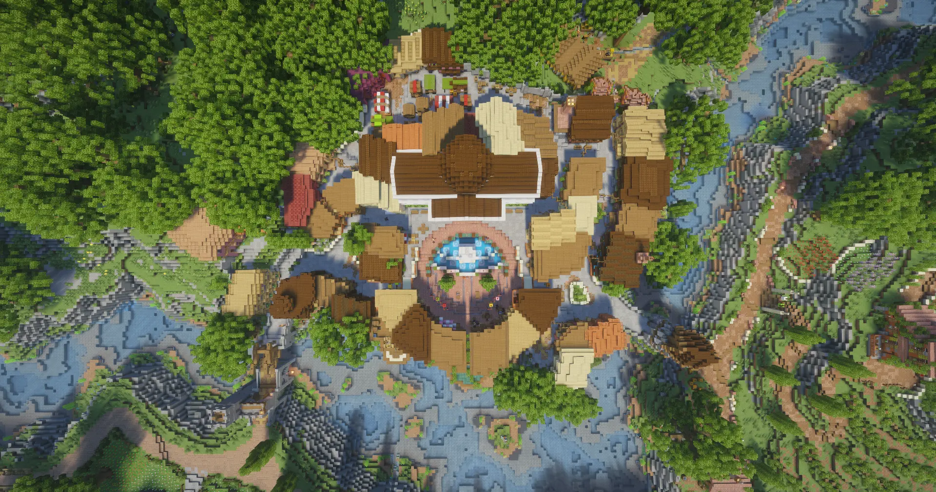 Italian Medieval Town Minecraft Map