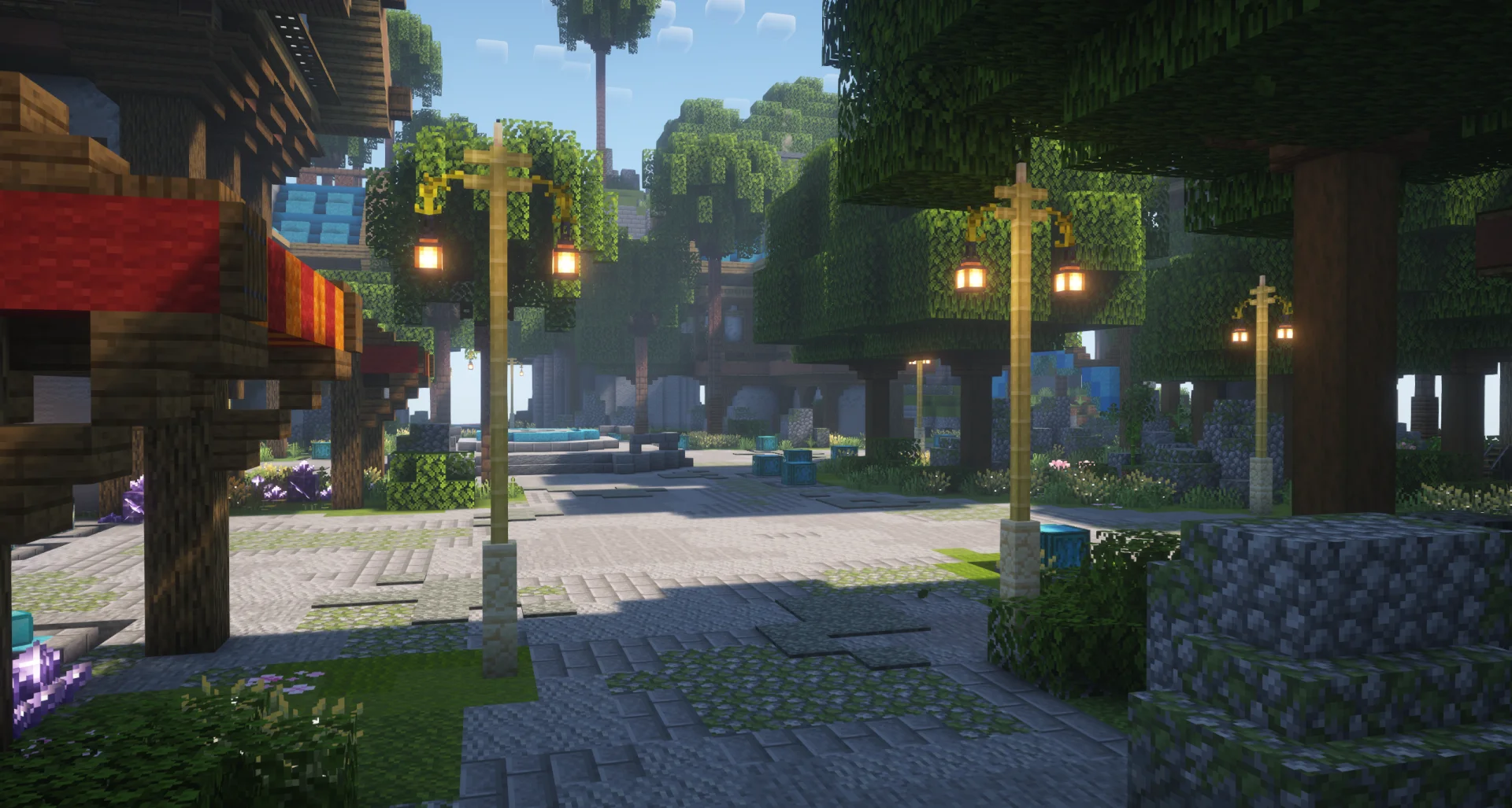SMP - Cyan Blue SPAWN -150x150- Builds Spawn screenshot 3