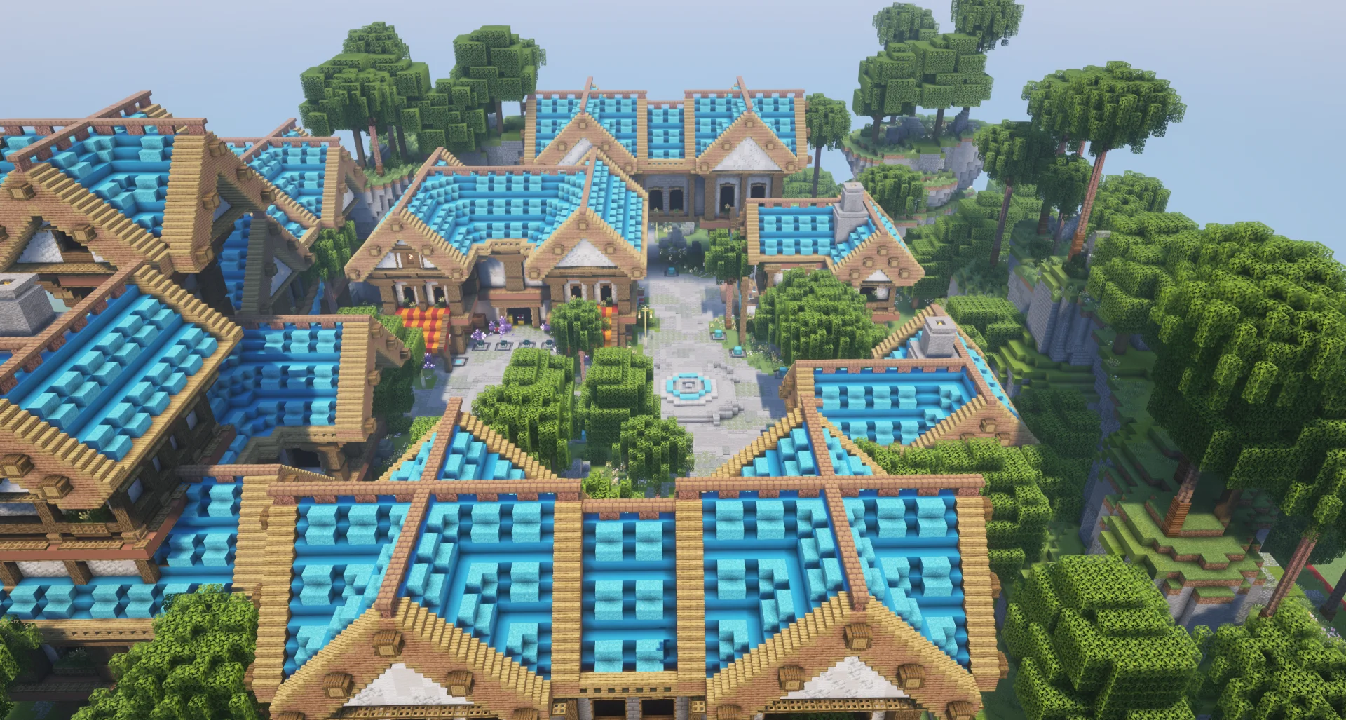 SMP - Cyan Blue SPAWN -150x150- Builds Spawn screenshot 5