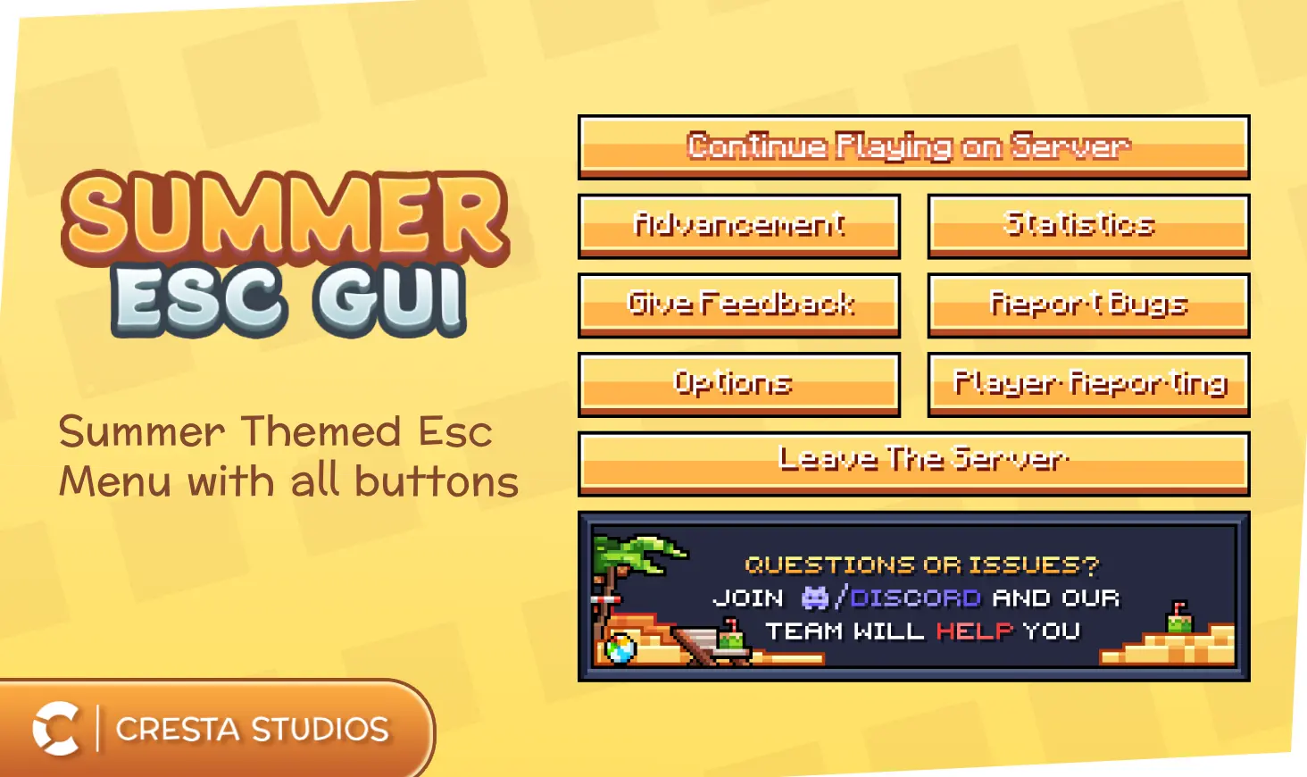Summer Themed - Escape Menu Textures Escape menu screenshot 1