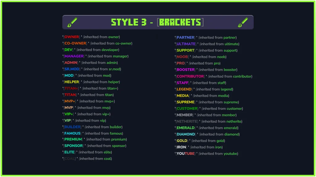 LuckPerms Configuration | 40+ Ranks Configs Monetization screenshot 3