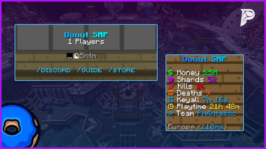 DonutSMP Tab & Scoreboard Replica Config Configs GUI screenshot 1