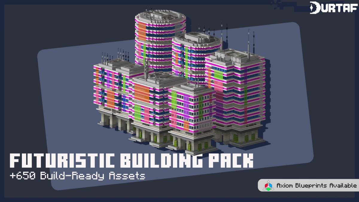 Futuristic Building Pack +650 Assets