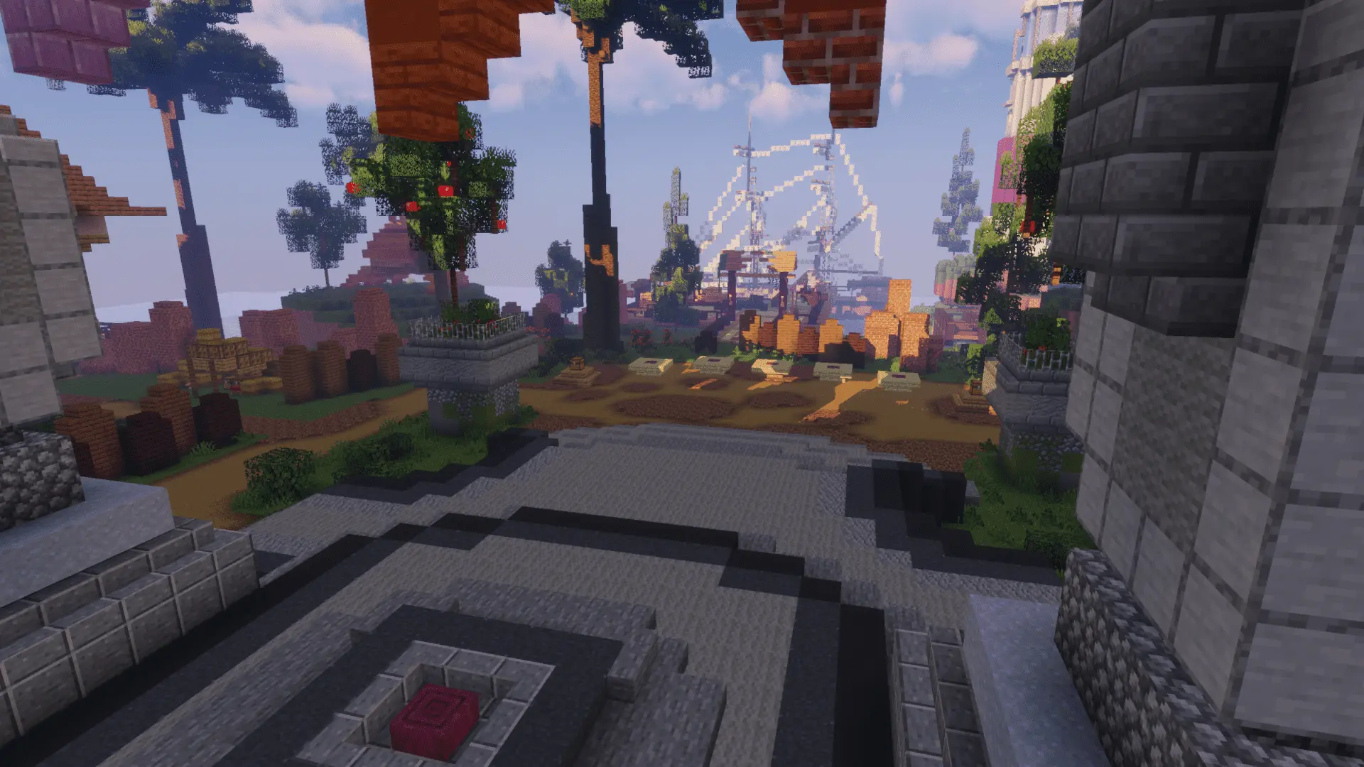 Palm Village - Minecraft Lobby Builds Spawn screenshot 2