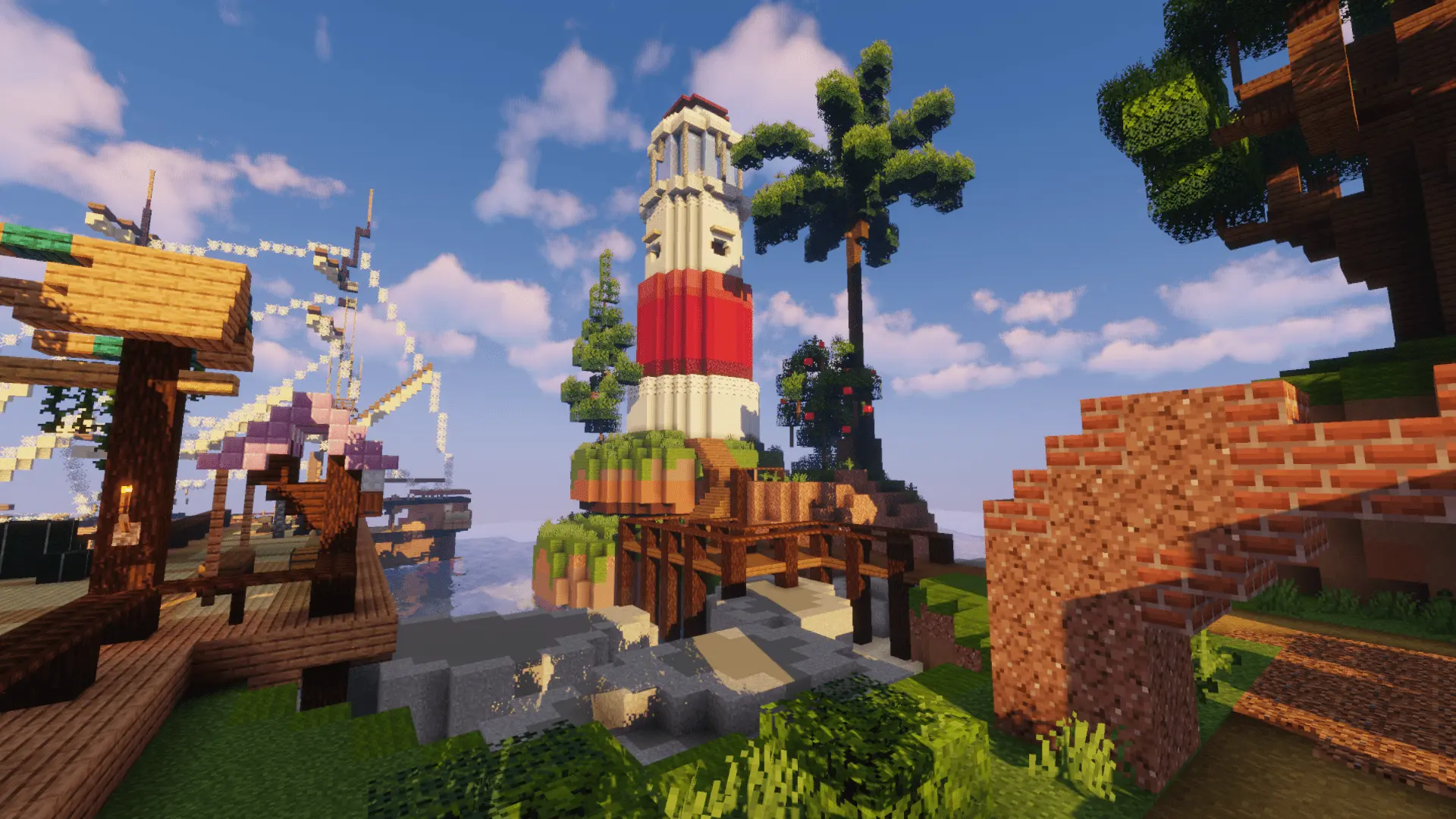 Palm Village - Minecraft Lobby Builds Spawn screenshot 3