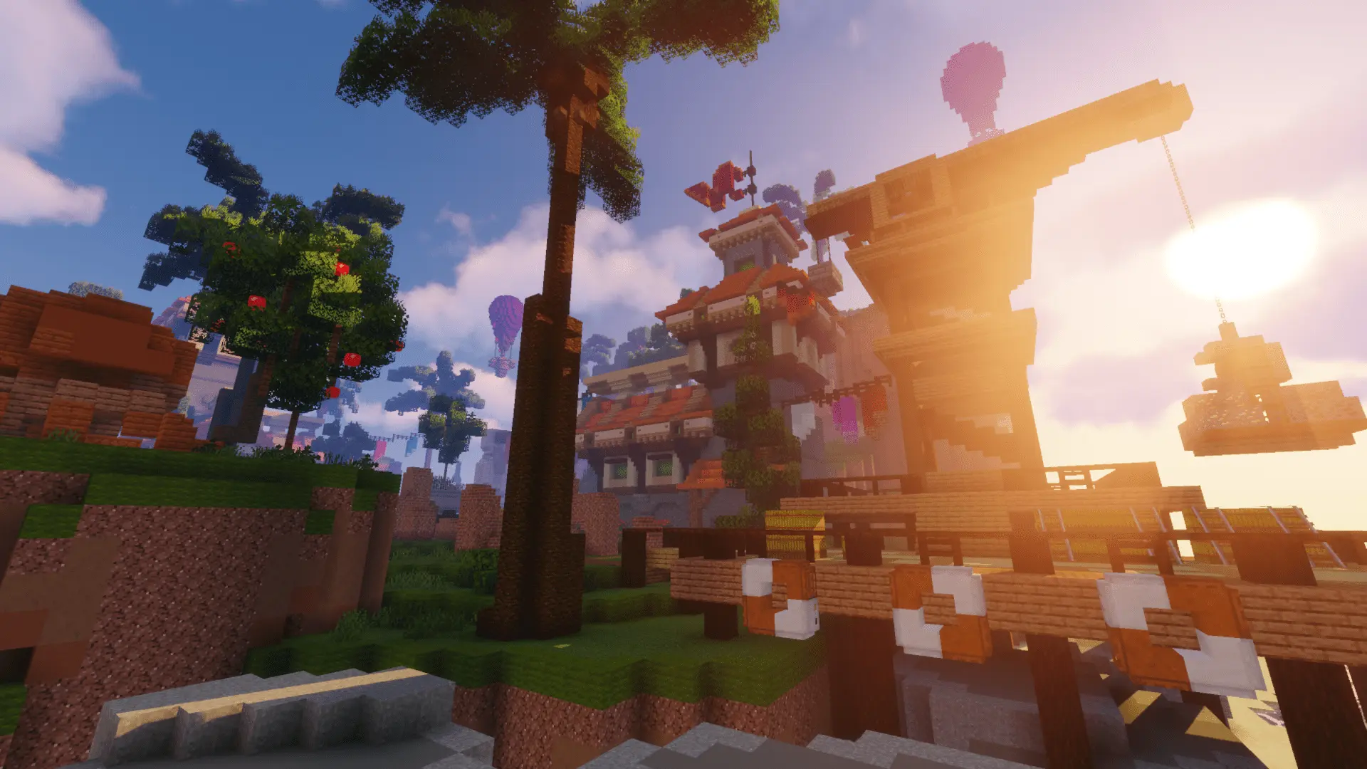 Palm Village - Minecraft Lobby Builds Spawn screenshot 6