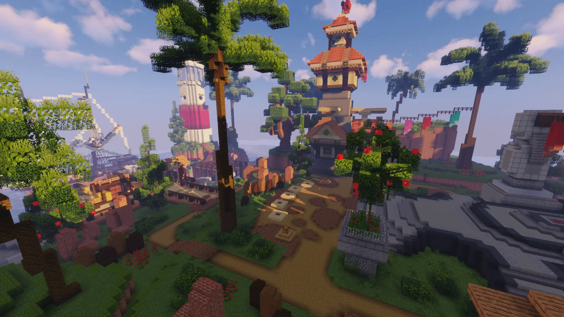 Palm Village - Minecraft Lobby Builds Spawn screenshot 7