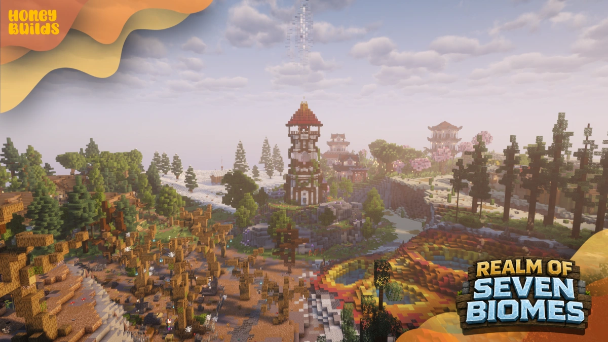 Fishing map - Realm of Seven Biomes