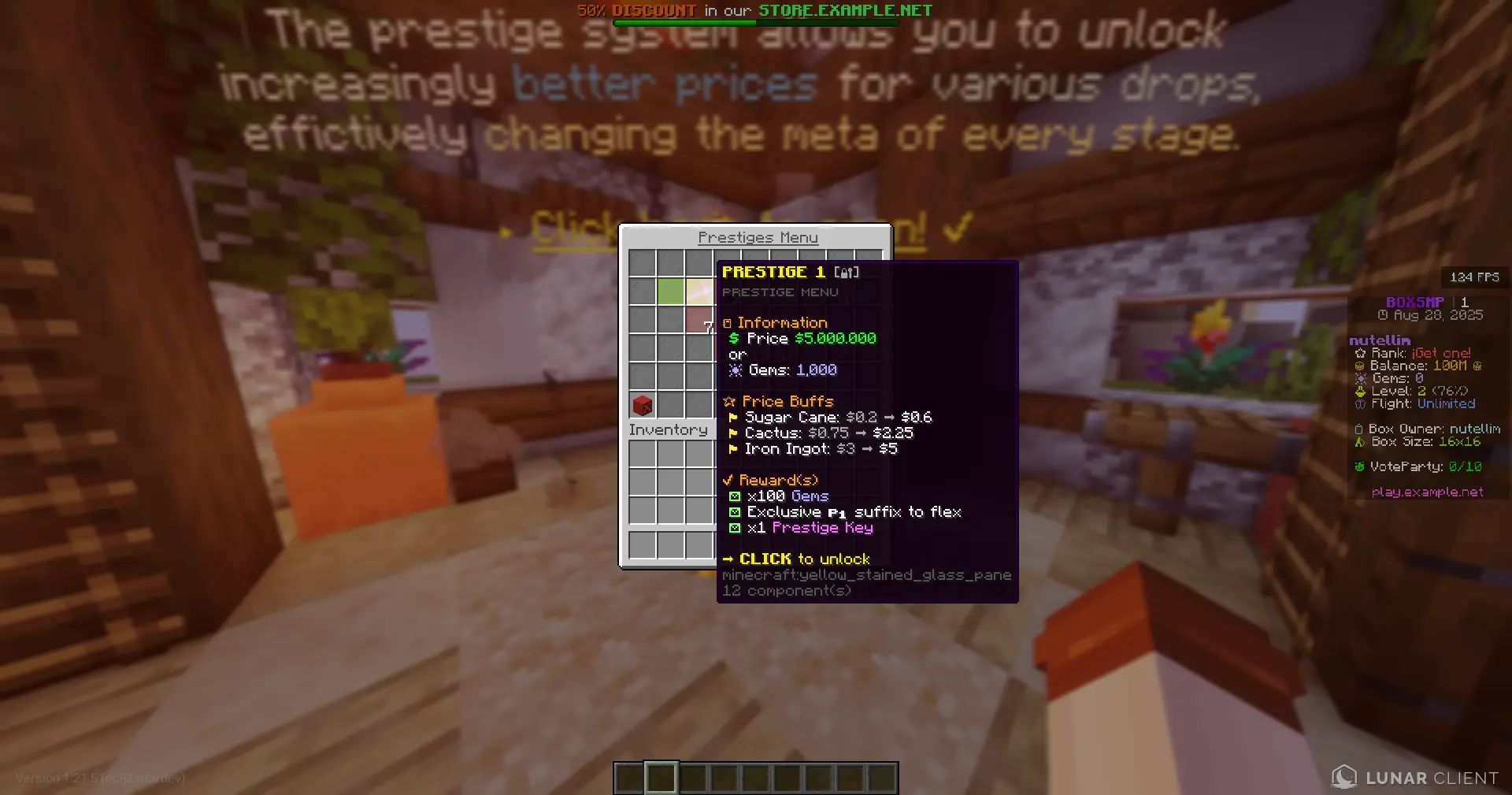 BoxSMP Setup - ES | nutellim Server setups Survival/SMP screenshot 2