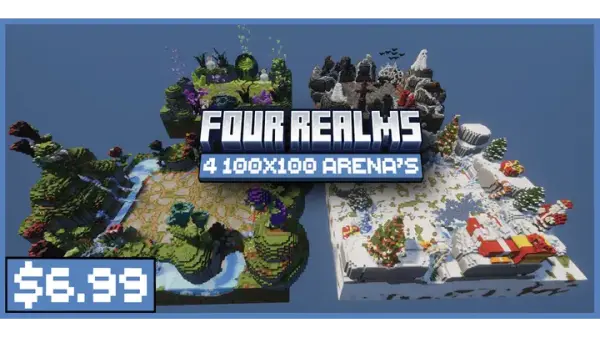 Four Realms - 4 Minecraft Arena's Pack