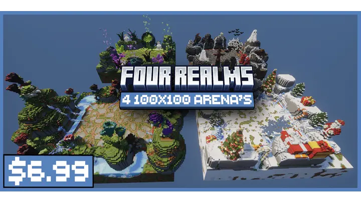 Four Realms - 4 Minecraft Arena's Pack