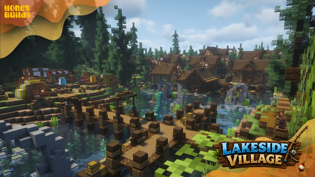 Fishing map - Seven Lakes Village