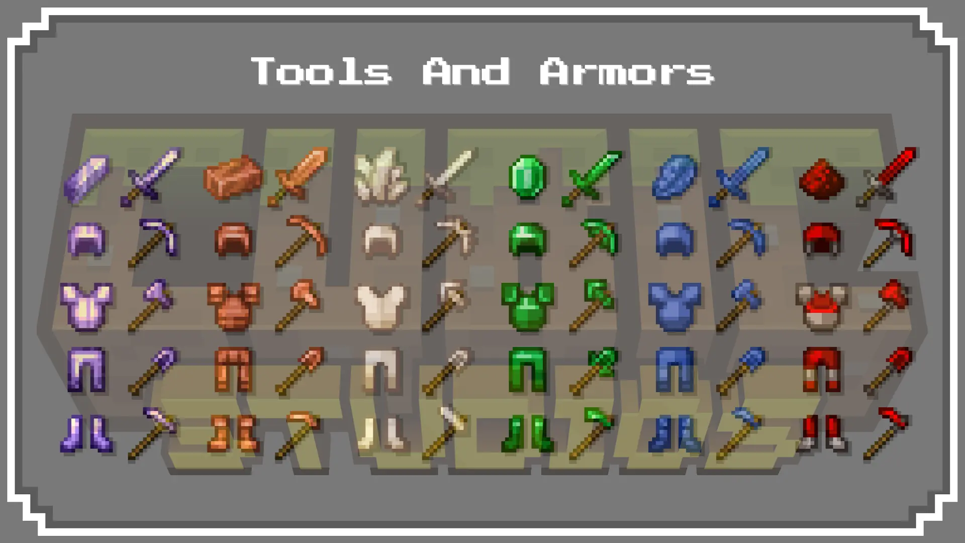 Tools & Armor Expansion Textures Item screenshot 1