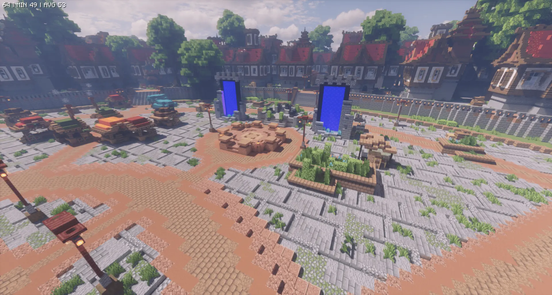 Medieval Red Lobby | 625x625 Builds Spawn screenshot 1