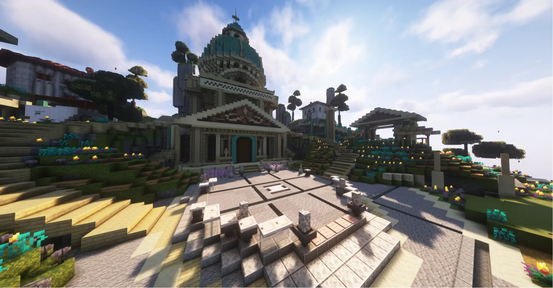 Roman-Style SMP Spawn & Hub Map Builds Spawn screenshot 2