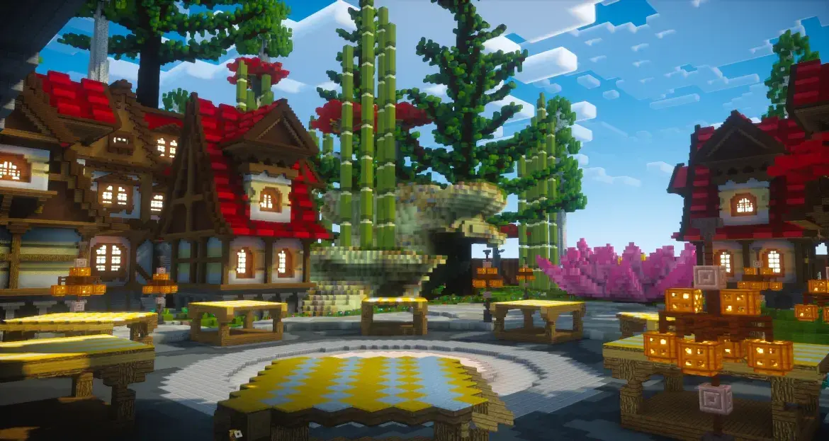 Medieval Hub Castle - 400x400 Builds Spawn screenshot 3