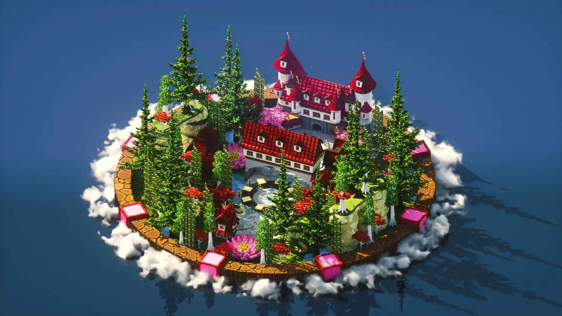 Medieval Hub Castle - 400x400 Builds Spawn screenshot 7