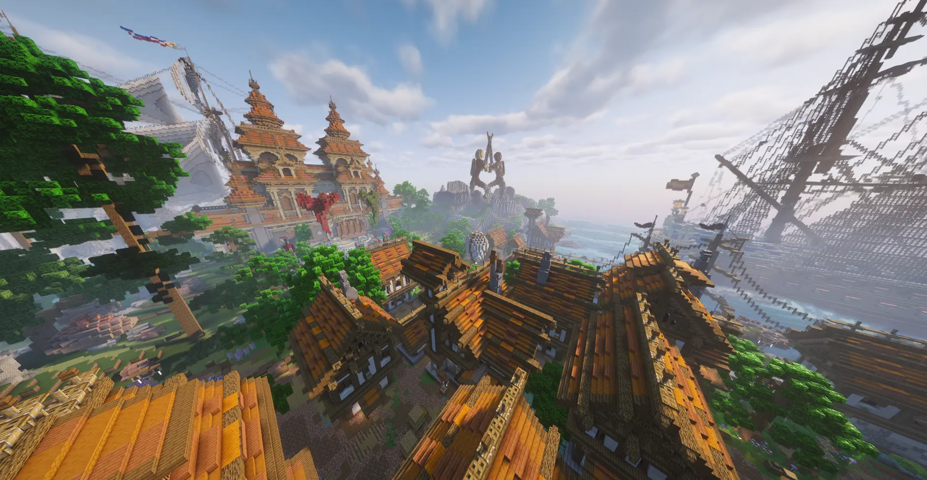 Stormhaven | Minecraft RPG Spawn Builds Spawn screenshot 1