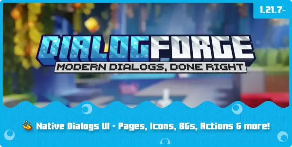 DialogForge | Menus, Not Chest GUIs