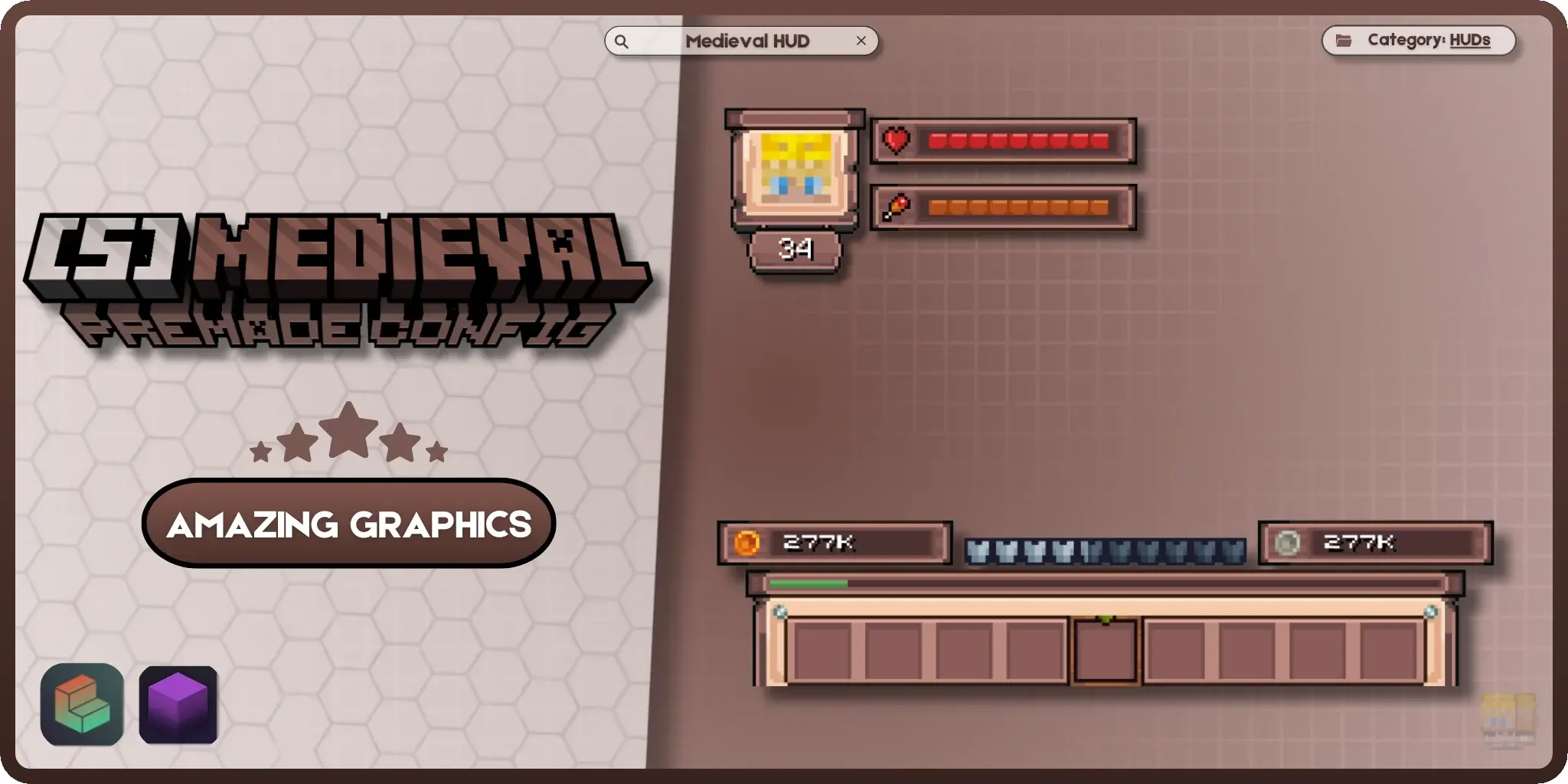 Medieval HUD | BetterHUD