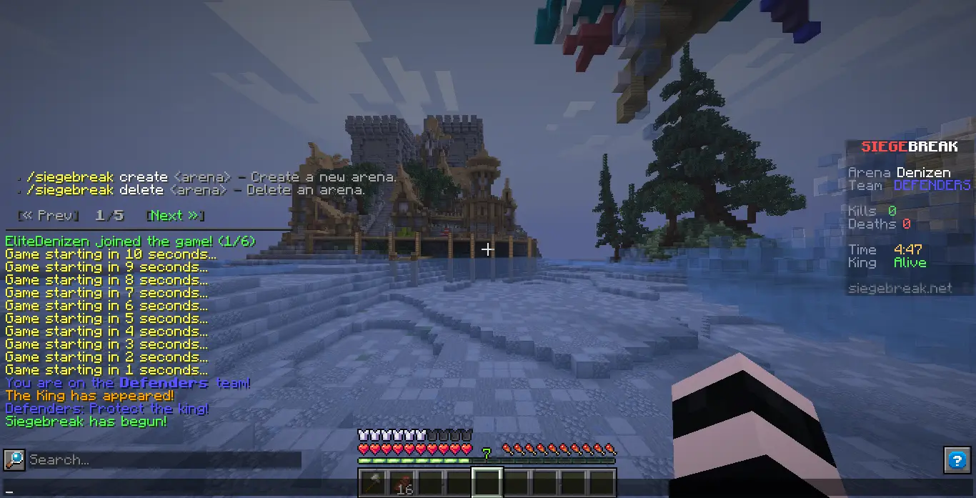 Siegebreak | Castle Siege Minigame Plugins Minigame screenshot 2