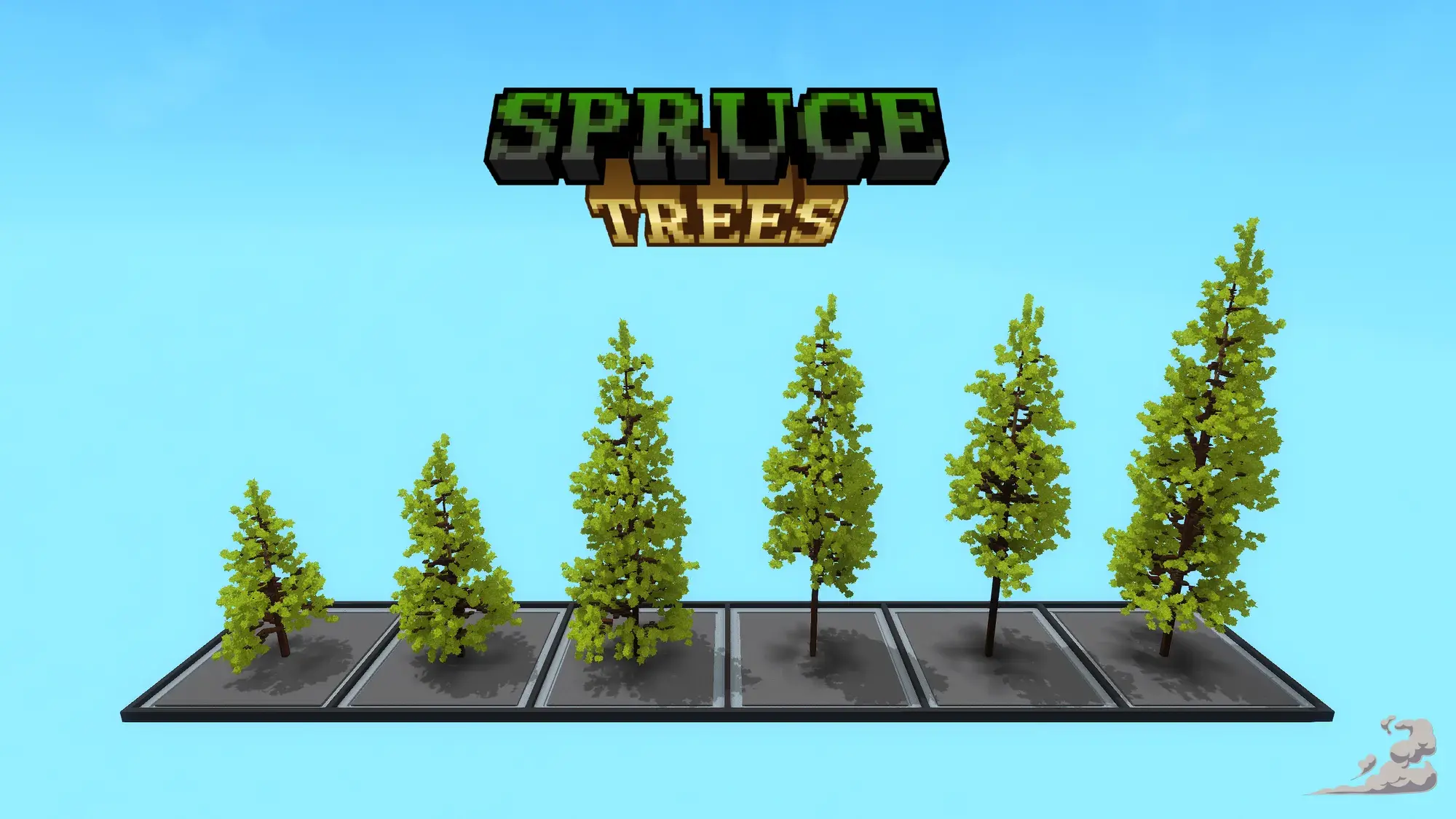 DustyBuilds | Spruce Tree Pack | Asset