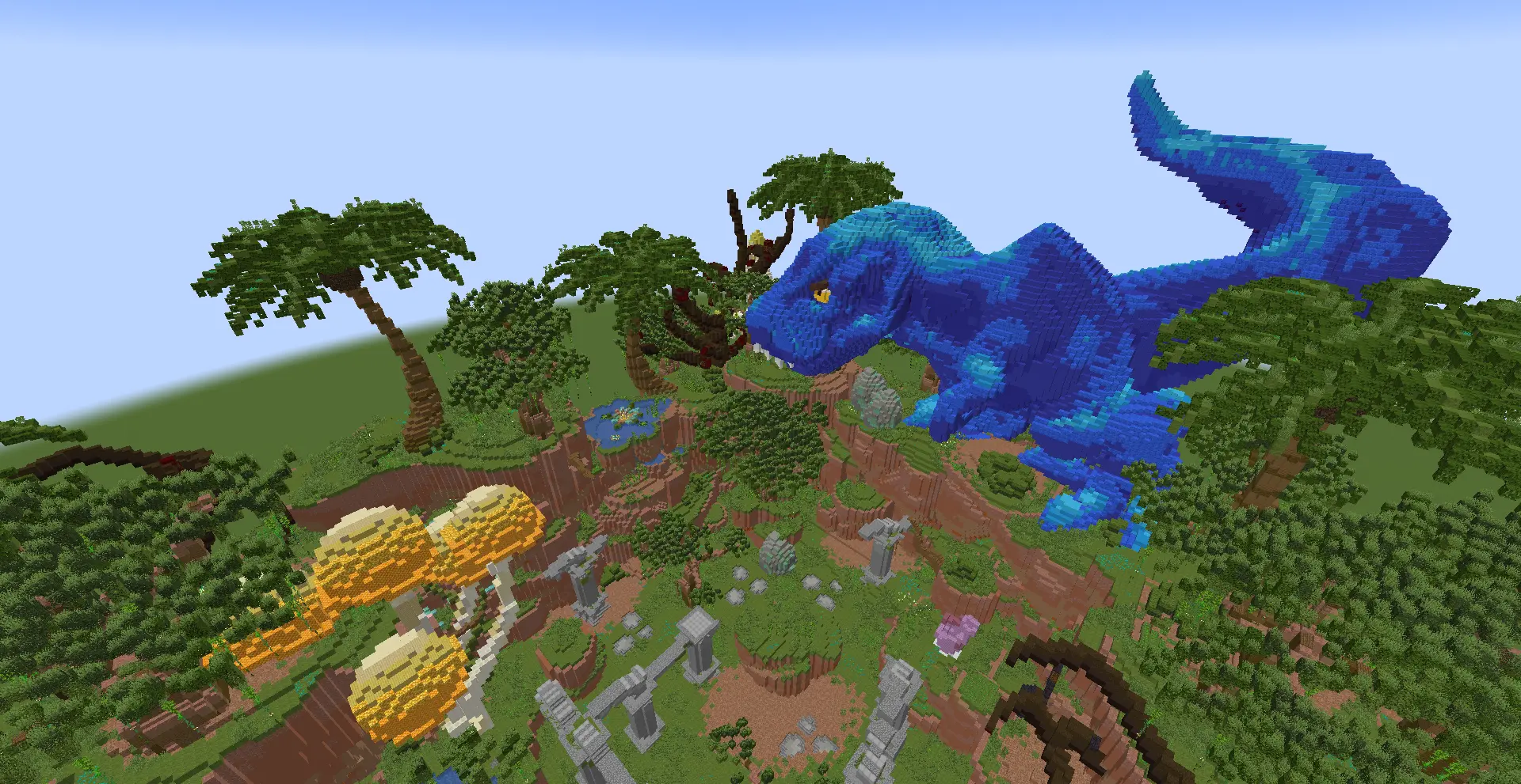 TNT Tag Arenas | Dino & Fossil Builds Schematic screenshot 3