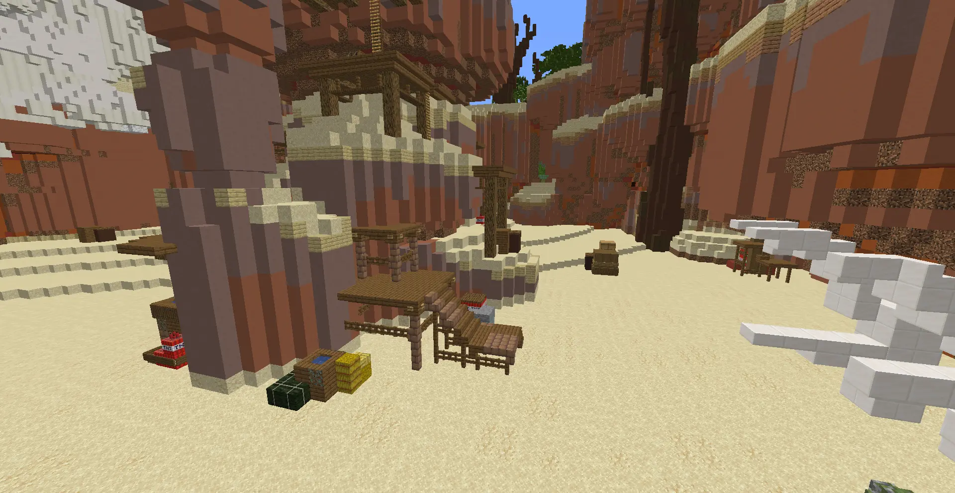 TNT Tag Arenas | Dino & Fossil Builds Schematic screenshot 9